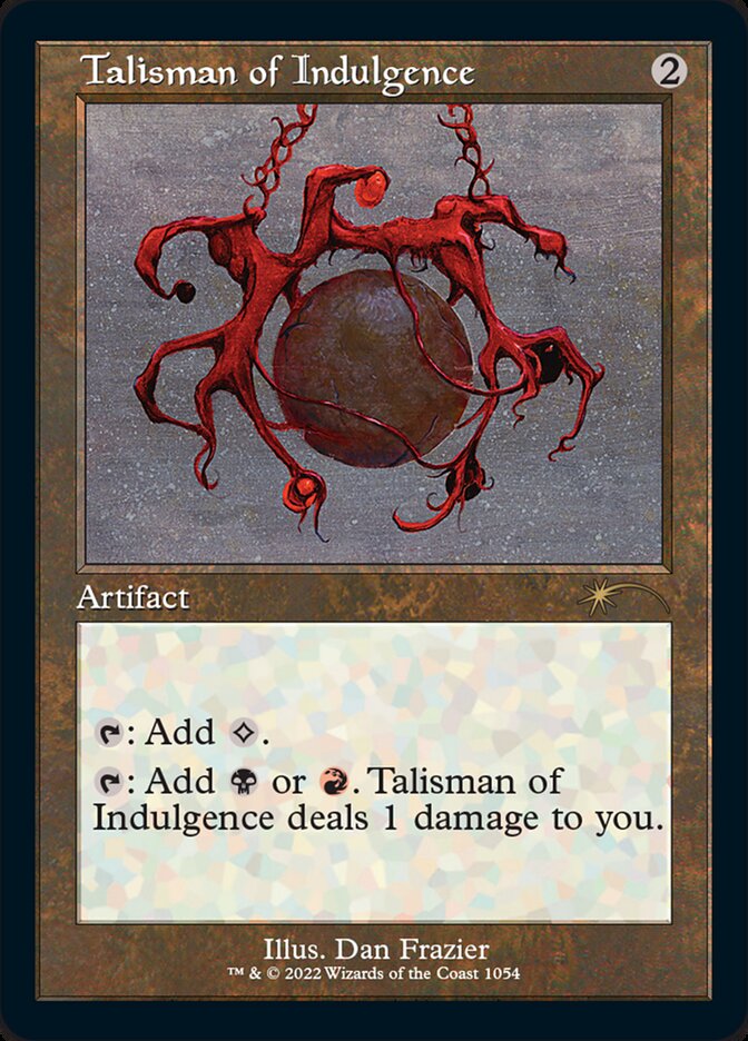 Talisman of Indulgence 1054 - Secret Lair Drop MTG card