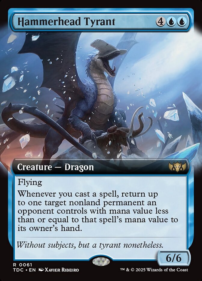 Hammerhead Tyrant 61 - Tarkir: Dragonstorm Commander MTG card
