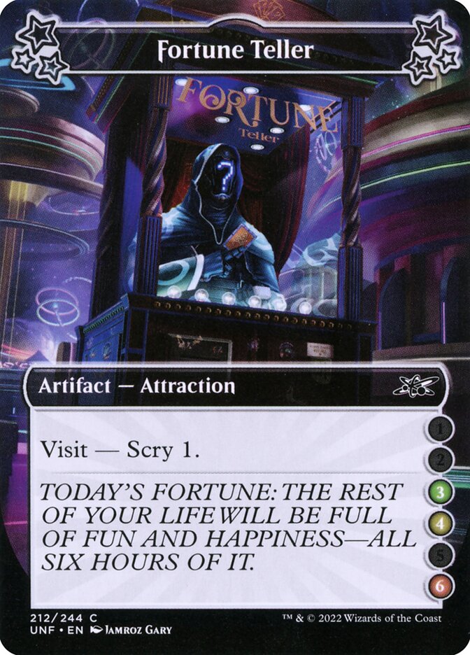 Fortune Teller 212d - Unfinity MTG card