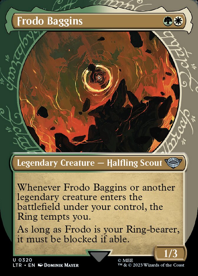 Frodo Baggins 320 - The Lord of the Rings: Tales of Middle-earth MTG card