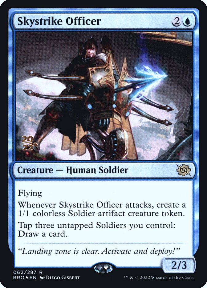 Skystrike Officer 62s - The Brothers' War Promos MTG card