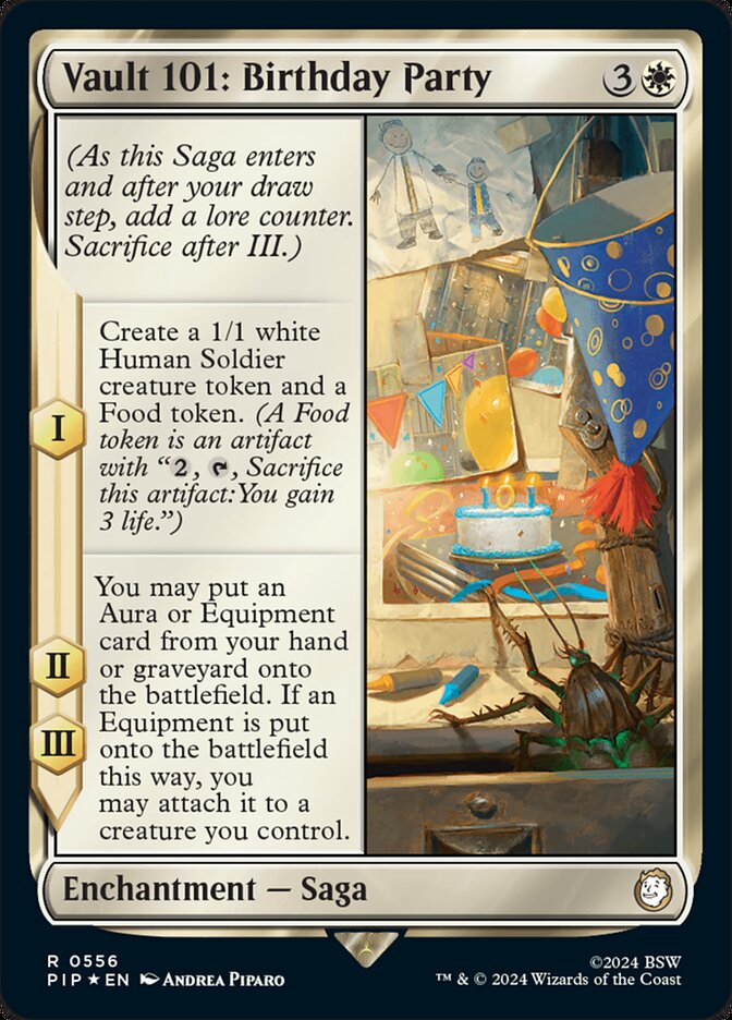 Vault 101: Birthday Party 556 - Fallout MTG card