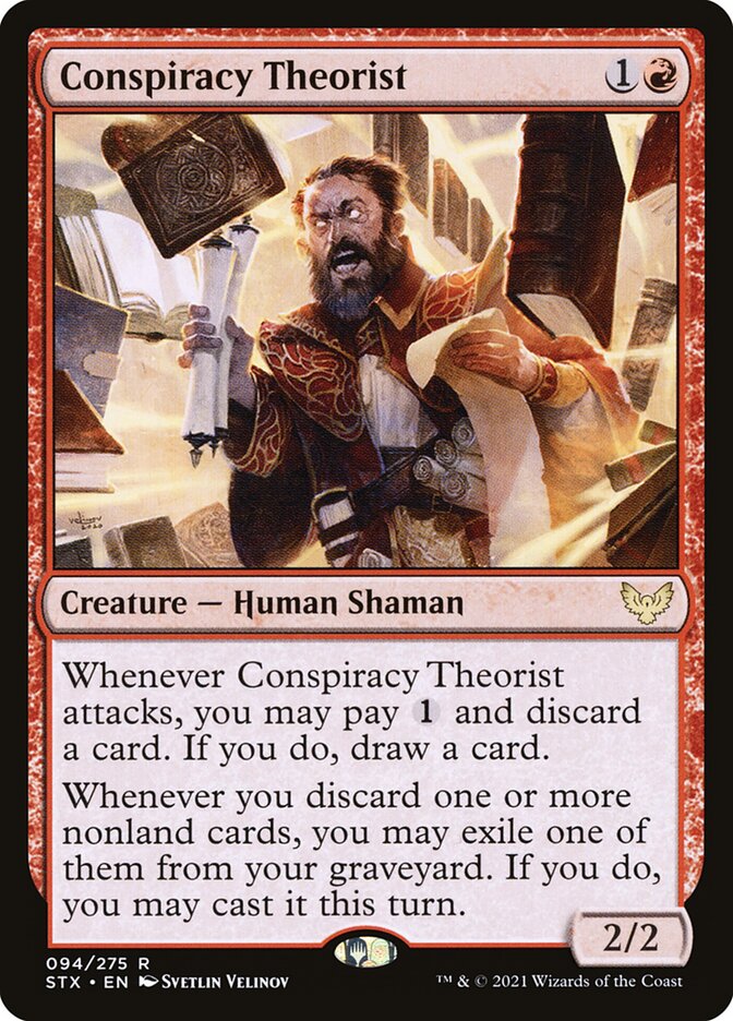 Conspiracy Theorist 94 - Strixhaven: School of Mages MTG card