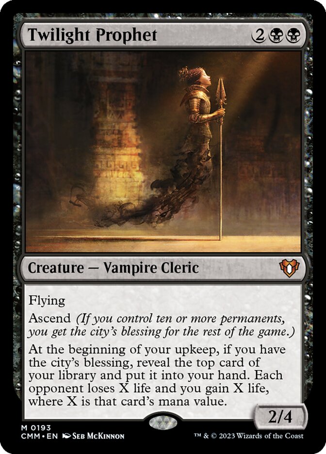 Twilight Prophet 193 - Commander Masters MTG card