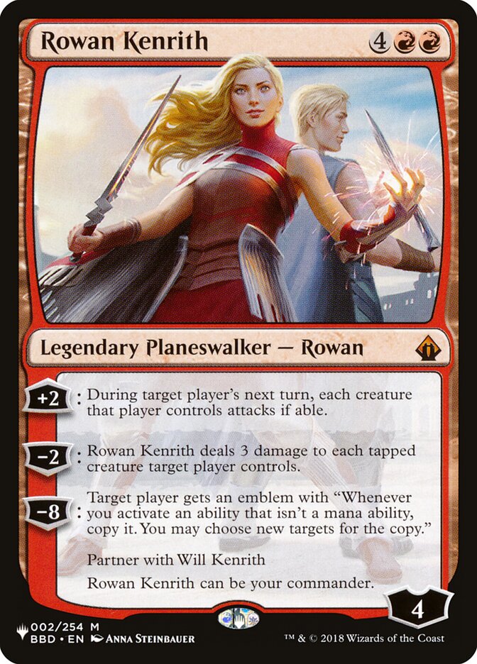 Rowan Kenrith BBD-2 - The List MTG card