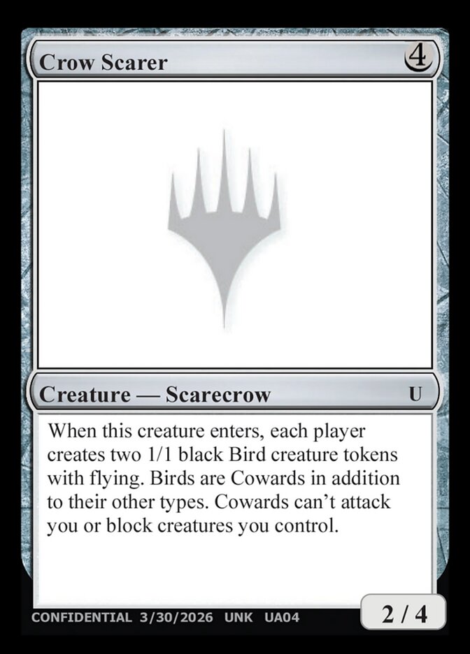 Crow Scarer UA02 - Unknown Event MTG card