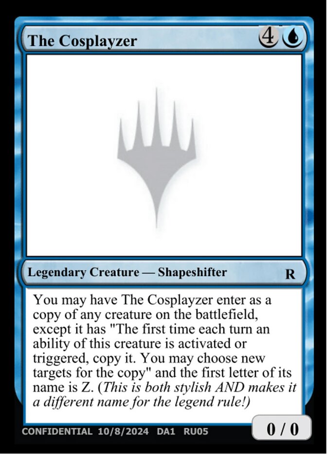 The Cosplayzer RU05a - Unknown Event MTG card