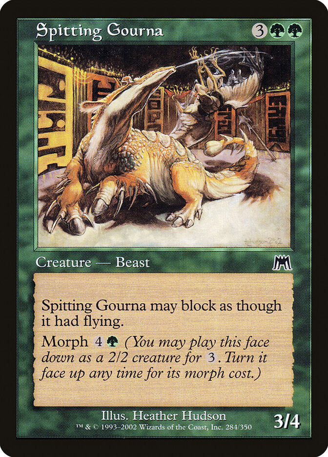 Spitting Gourna 284 - Onslaught MTG card