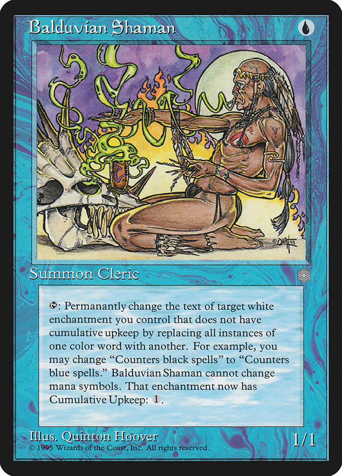 Balduvian Shaman 59 - Ice Age MTG card