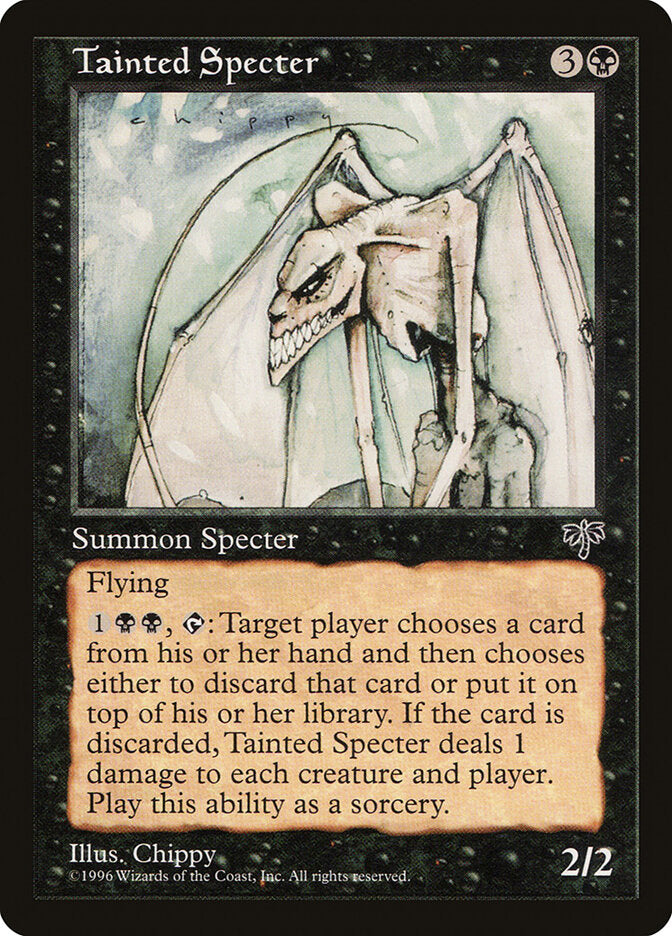 Tainted Specter 148 - Mirage MTG card