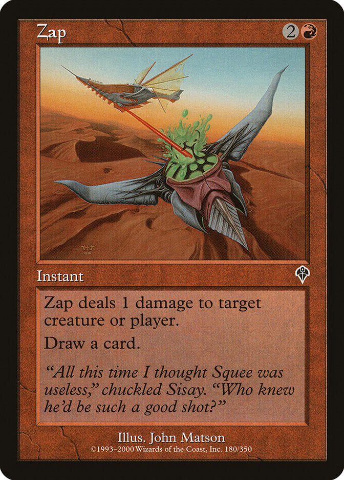 Zap 180 - Invasion MTG card