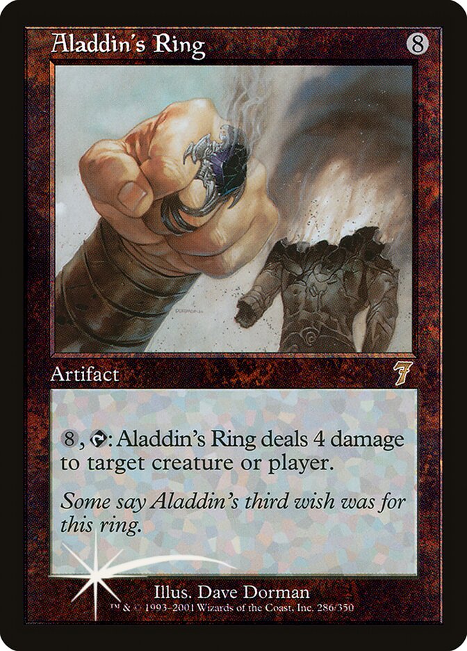 Aladdin's Ring 286★ - Seventh Edition MTG card