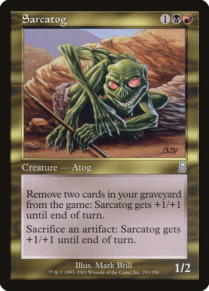 Sarcatog 293 - Odyssey MTG card
