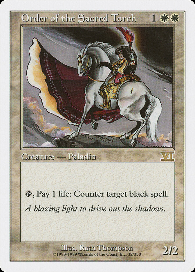 Order of the Sacred Torch 32 - Classic Sixth Edition MTG card