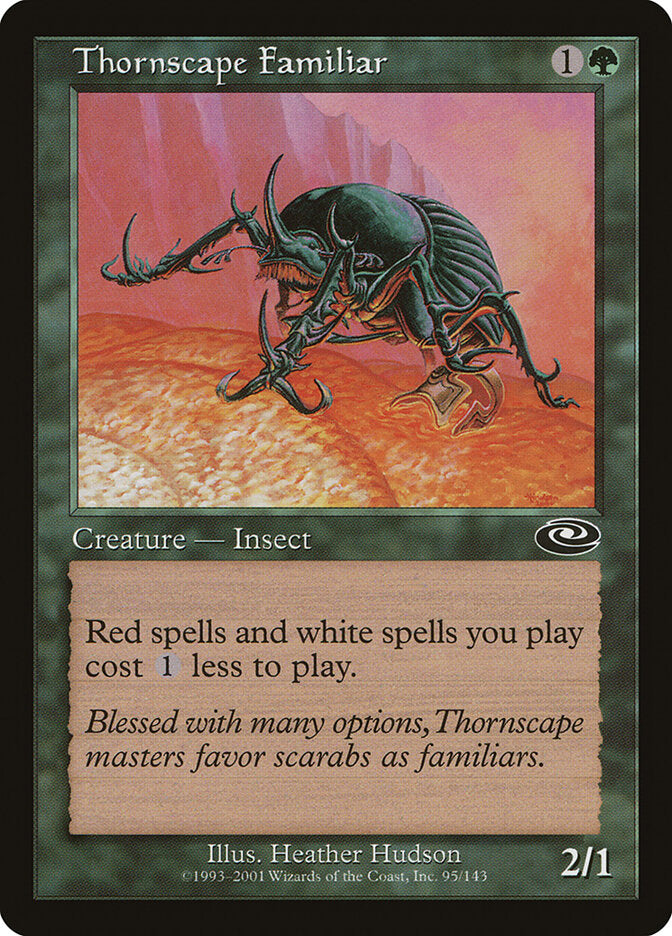 Thornscape Familiar 95 - Planeshift MTG card