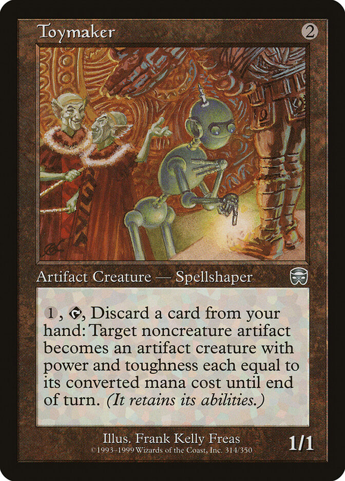 Toymaker 314 - Mercadian Masques MTG card