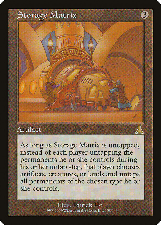 Storage Matrix 138 - Urza's Destiny MTG card