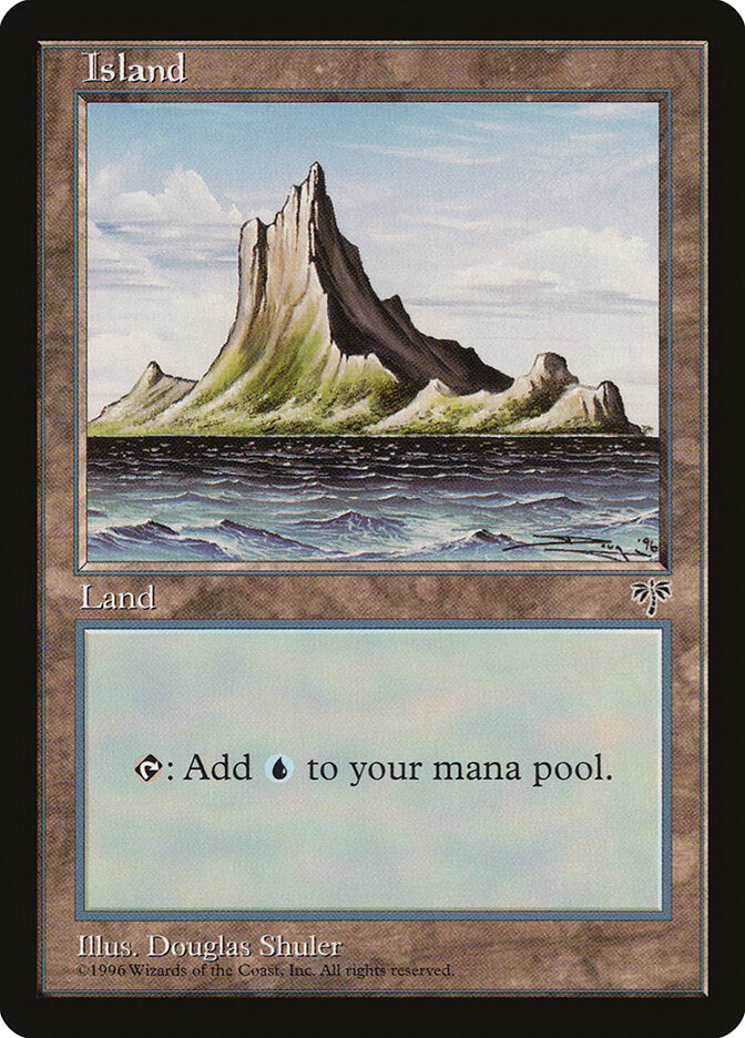 Island 336 - Mirage MTG card