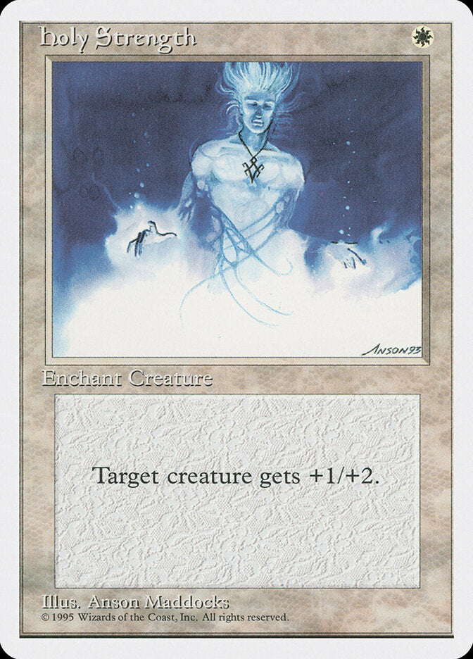 Holy Strength 30 - Fourth Edition MTG card