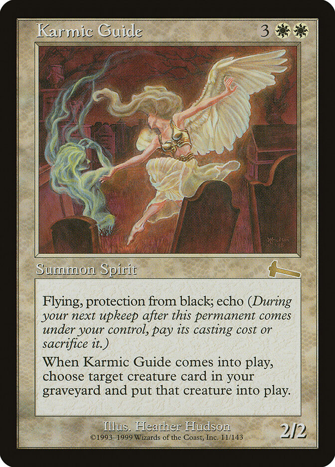 Karmic Guide 11 - Urza's Legacy MTG card