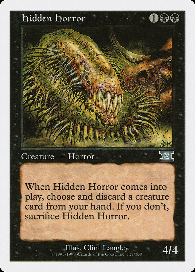 Hidden Horror 137 - Classic Sixth Edition MTG card