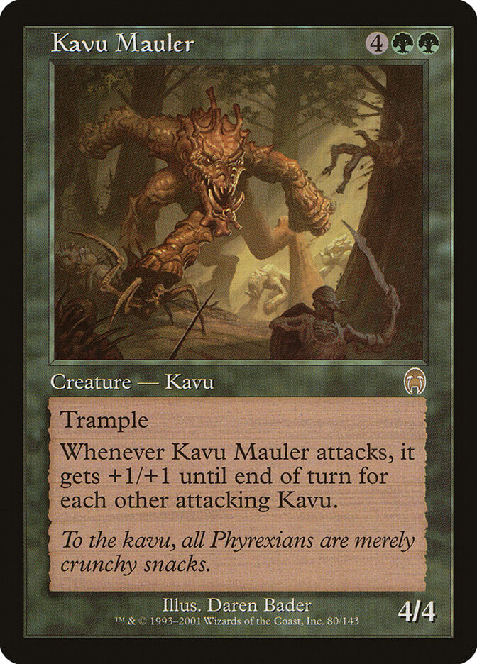 Kavu Mauler 80 - Apocalypse MTG card