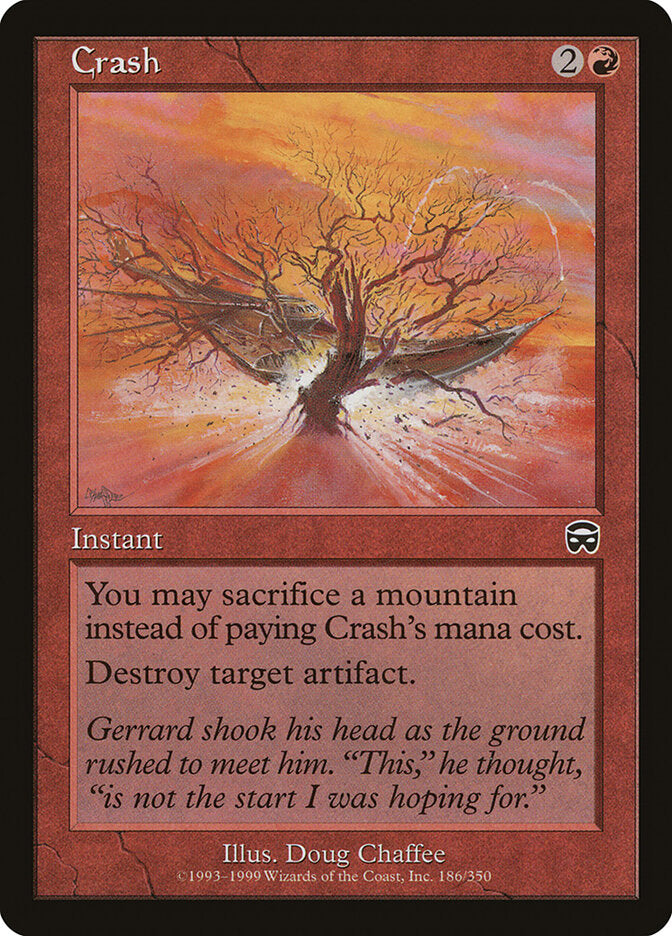 Crash 186 - Mercadian Masques MTG card