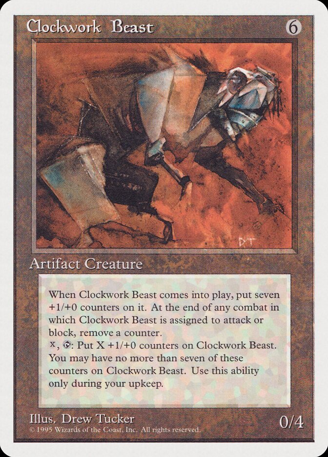 Clockwork Beast 48 - Rivals Quick Start Set MTG card
