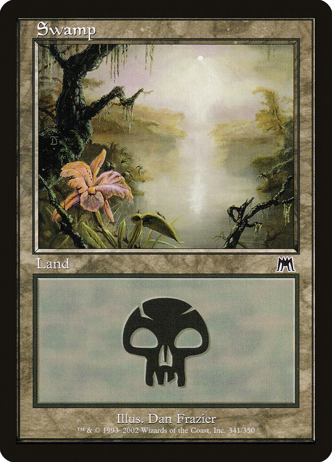 Swamp 341 - Onslaught MTG card
