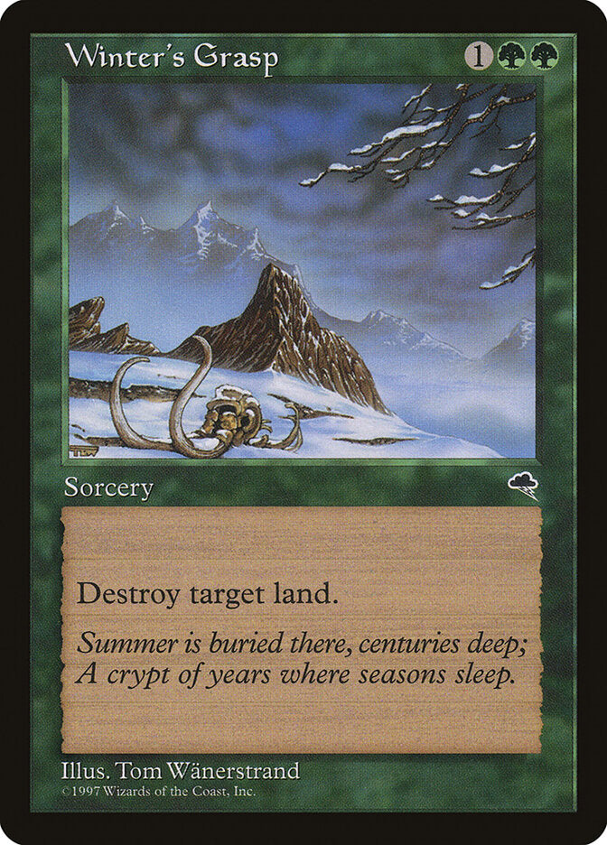 Winter's Grasp 265 - Tempest MTG card