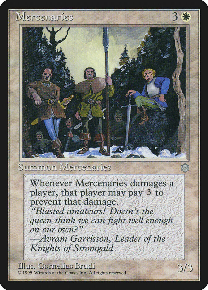 Mercenaries 44 - Ice Age MTG card
