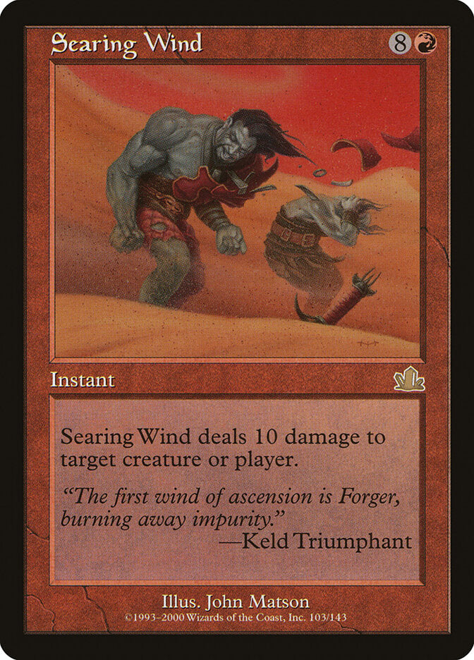 Searing Wind 103 - Prophecy MTG card