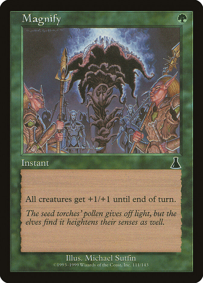 Magnify 111 - Urza's Destiny MTG card