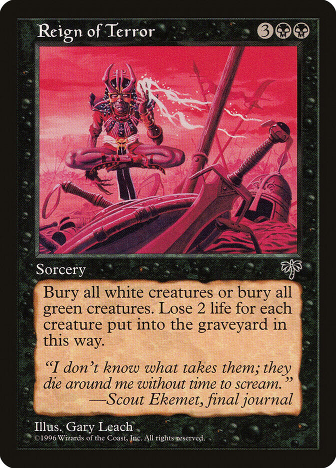 Reign of Terror 137 - Mirage MTG card
