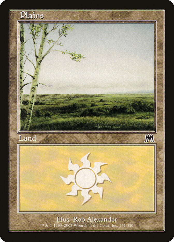 Plains 331 - Onslaught MTG card