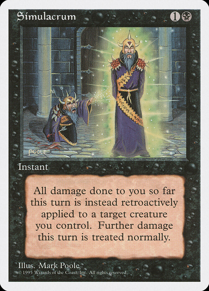 Simulacrum 161 - Fourth Edition MTG card