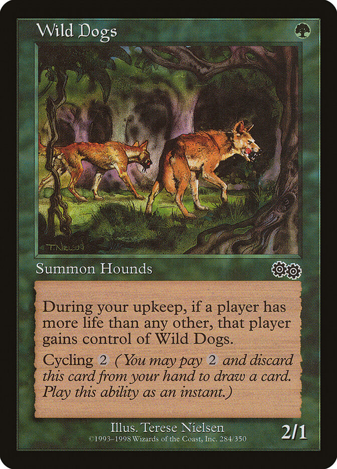 Wild Dogs 284 - Urza's Saga MTG card