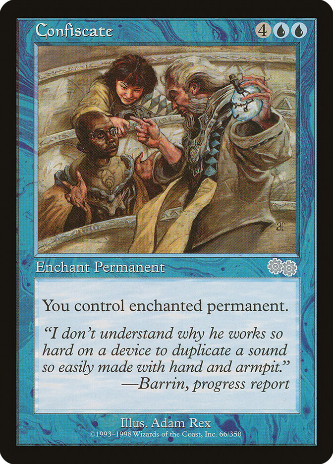 Confiscate 66 - Urza's Saga MTG card