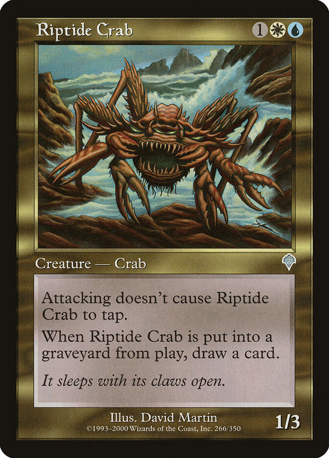 Riptide Crab 266 - Invasion MTG card