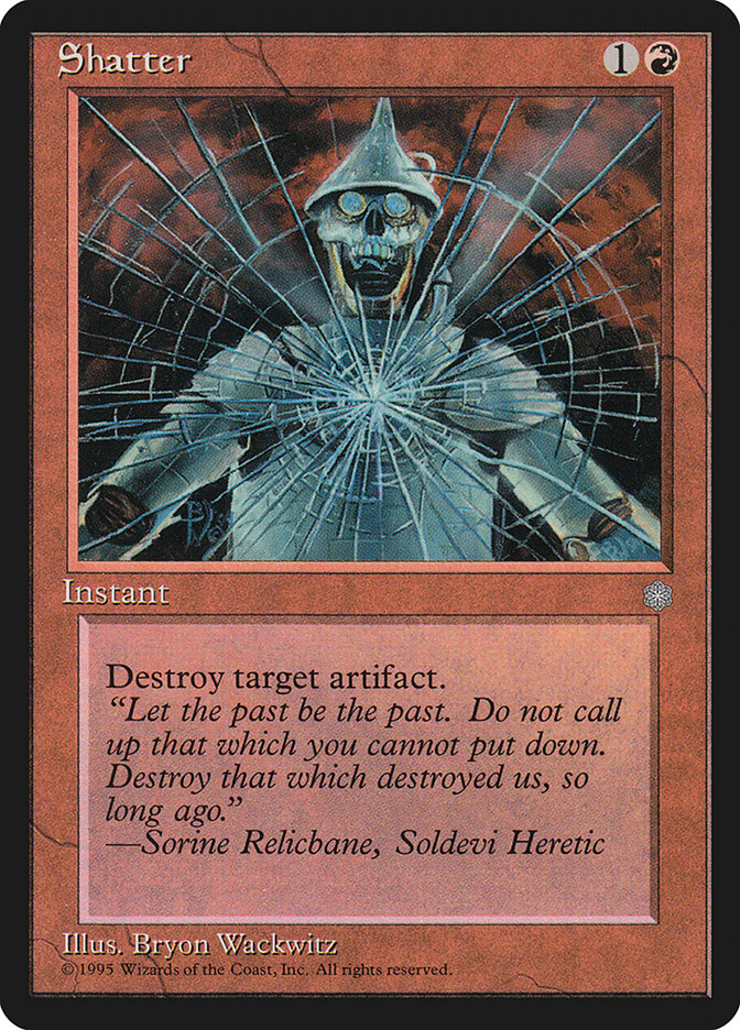 Shatter 216 - Ice Age MTG card