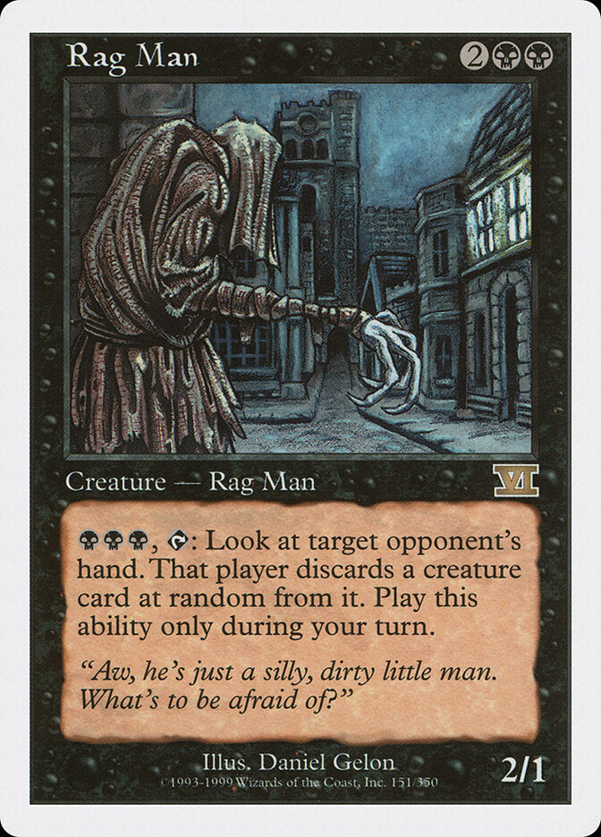 Rag Man 151 - Classic Sixth Edition MTG card