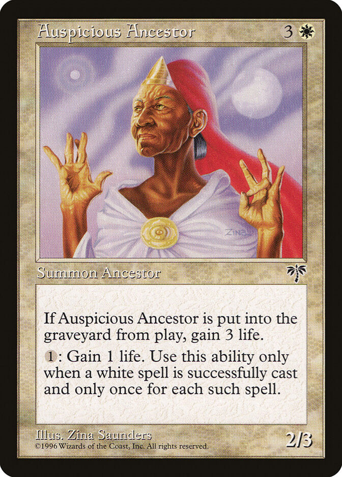 Auspicious Ancestor 3 - Mirage MTG card