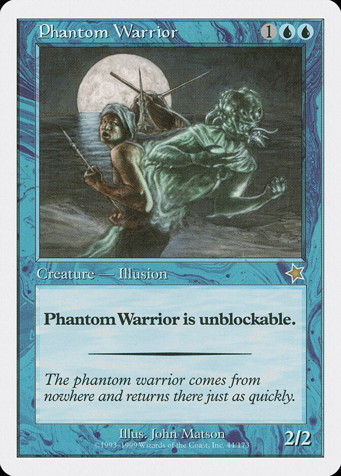 Phantom Warrior 44 - Starter 1999 MTG card