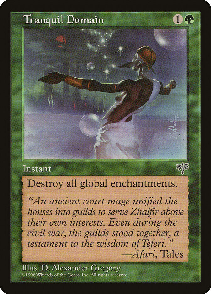 Tranquil Domain 245 - Mirage MTG card