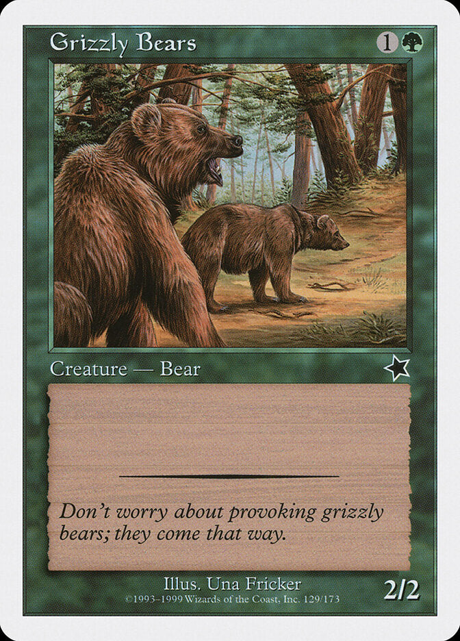 Grizzly Bears 129 - Starter 1999 MTG card