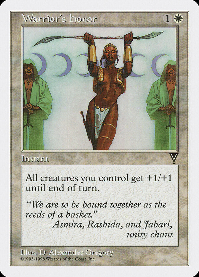 Warrior's Honor 17 - Anthologies MTG card