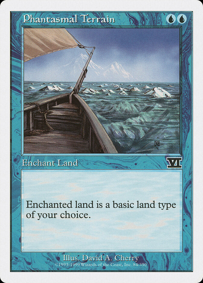 Phantasmal Terrain 84 - Classic Sixth Edition MTG card