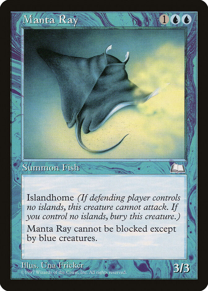 Manta Ray 42 - Weatherlight MTG card