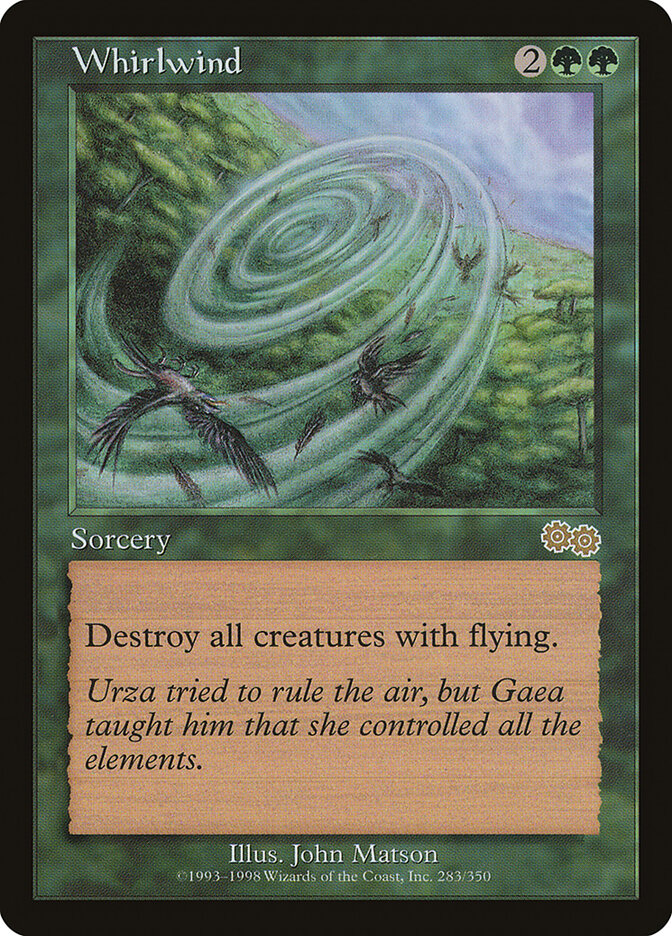 Whirlwind 283 - Urza's Saga MTG card