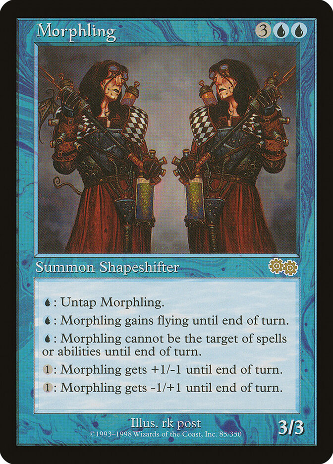 Morphling 85 - Urza's Saga MTG card